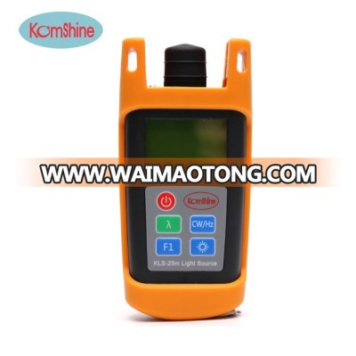 850&1300nm Multimode Optical Laser Source Komshine KLS-25S Handheld Fiber Optic Light Source